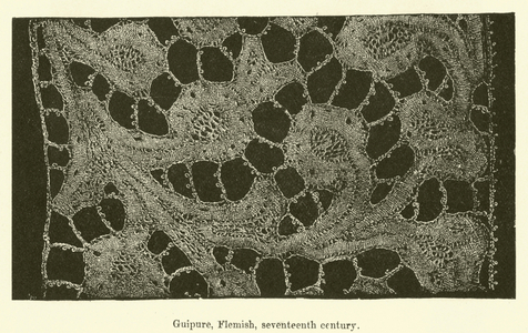 Guipure, Flemish, seventeenth century (engraving)