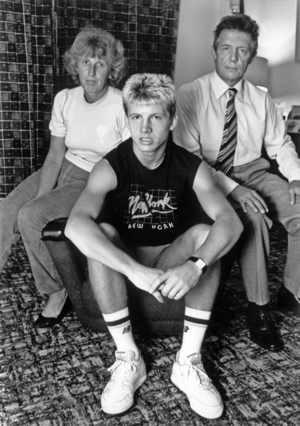 Richard Whichello et ses parents