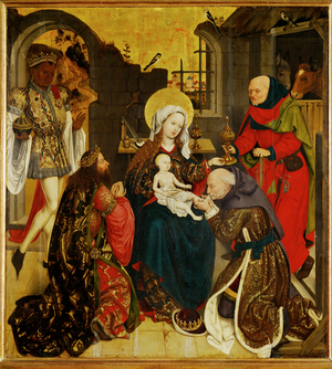 Adoration of the Magi … (painting on wood)