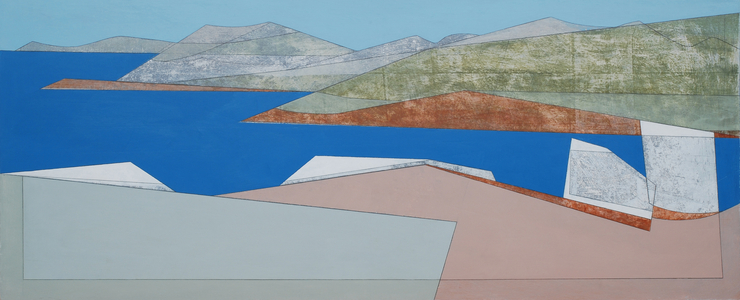 Sounion 4, 2010 (acrylic on hardboard) 