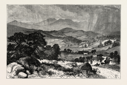 Mount Mansfield, Vermont,USA, 1870s Engraving