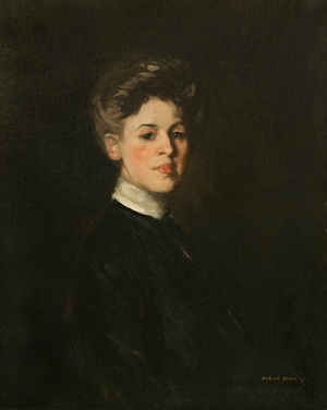 Portrait of Maja in Dark Blue, 1903 (oil on canvas)
