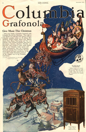 Columbia Magazine, advert, USA, 1920s