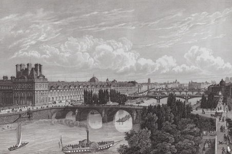 Paris: Vue Generale (engraving)