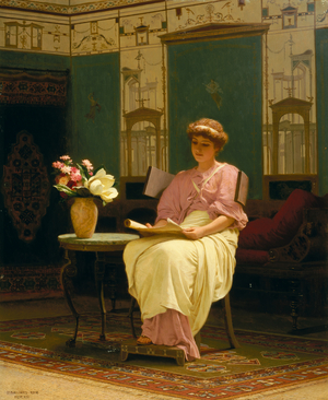 The Letter, 1914 (oil on panel)