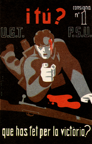 Spanish Civil War: I tú? Que has fet per la victòria? 1936 (poster)