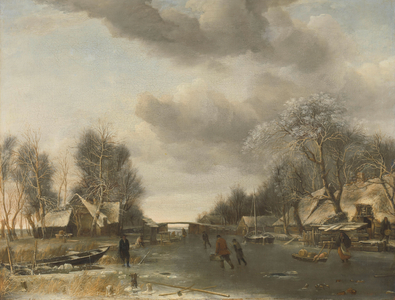 Winter Scene, 1652-1653 (oil on canvas)