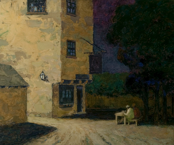 The Inn (oil on canvas)