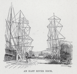 An East River Dock (litho)