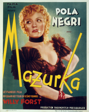 Mazurka, Pola Negri 1935 (poster)