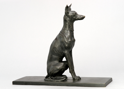 Scotty, a Whippet, 1919 (bronze)