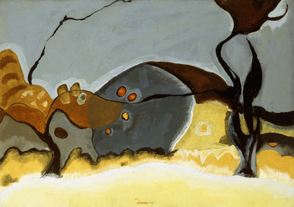 Barn Next Door,  (oil on canvas)