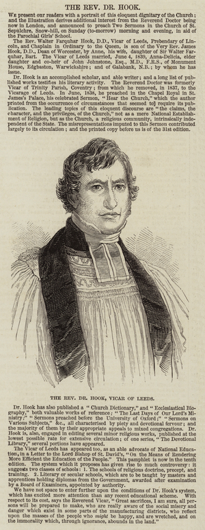 The Reverend Dr Hook (engraving)
