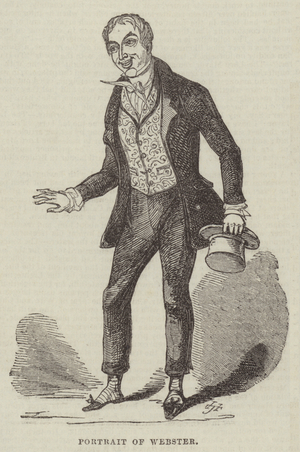 Portrait of Webster (engraving)