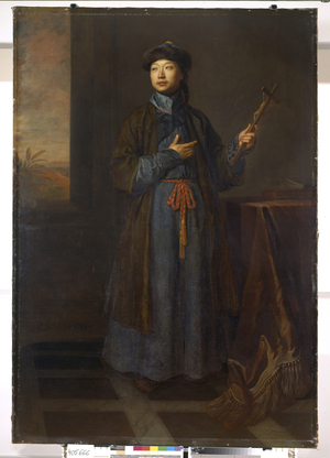 Michael Alphonsus Shen Fu-Tsung, 'The Chinese Convert', 1687 (oil on canvas)