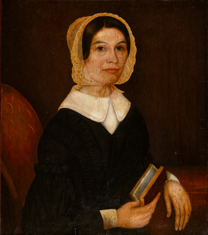 Amanda Ervilla Bacon Jillson, 1844 (oil on canvas)