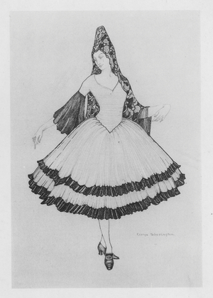 Illustration for The Duenna by Sheridan (colour litho)