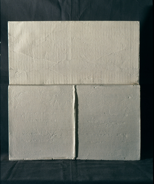 Cycladic Book, 1957 (plaster)
