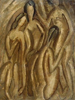 The Bathers, 1915 (oil on canvas)