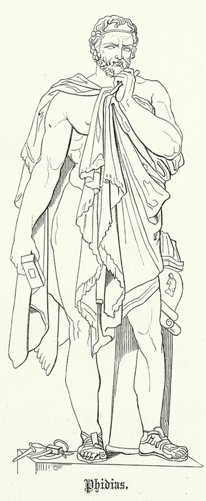Phidias, ancient Greek sculptor and architect (engraving)
