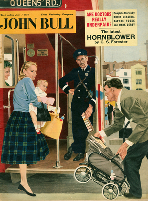John Bull Magazine Cover, 1957 (colour litho)