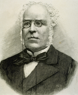 Carlos Zeferino Pinto Coelho (1819-1893), Jurisconsult and Portuguese politician, Portrait (engraving)