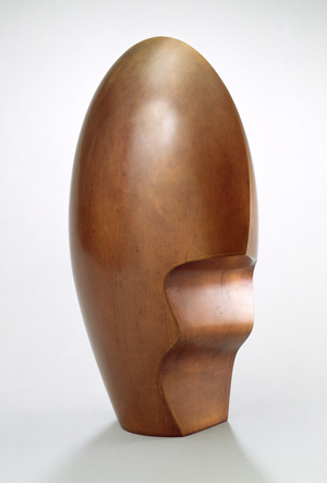 Helmet Head I, 1959 (bronze)