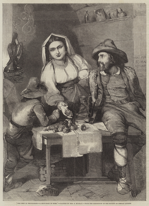 The Best in the Market, A Shop-Door in Rome (engraving)