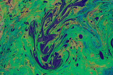 Traditional Ottoman Turkish abstract marbling art patterns as background, 2018 (photo)