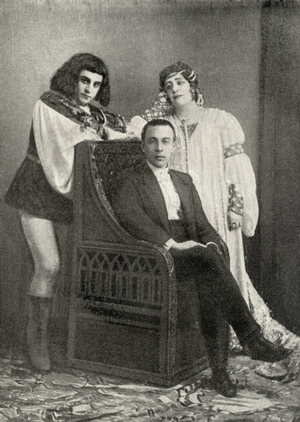 Sergei Vassilievich Rachmaninov with actors of 'Francesca da Rimini'