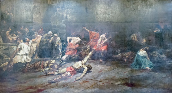 Spoliarium, 1884, (oil on canvas)