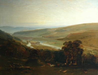 Copley From Pye Nest, 1840 (oil on canvas)