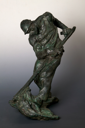 Mowing Peasant (bronze)