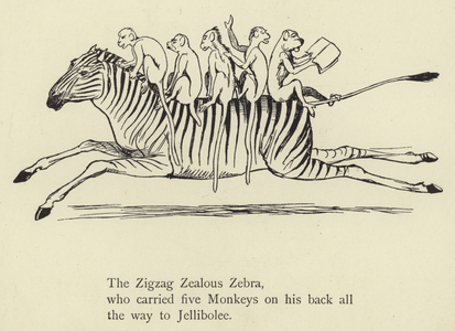 The Zigzag Zealous Zebra (engraving)