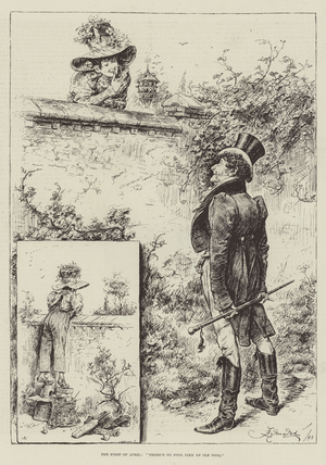 The First of April, "There's No Fool Like an Old Fool" (engraving)