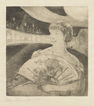 In the Opera Box (No. 3), c.1880 (softground etching & aquatint on laid Japan paper)