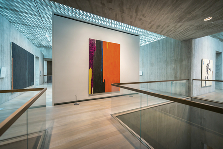 Interior view of Clyfford Still Museum in Denver Colorado by Allied Works Architecture, 2016 (photo)