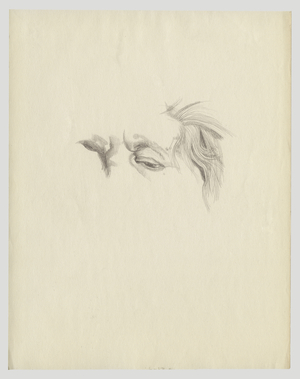 Self Portrait, c.1970 (pencil on paper)