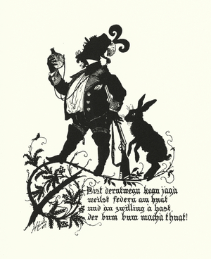 Silhouette by Hugo Strohl (litho)