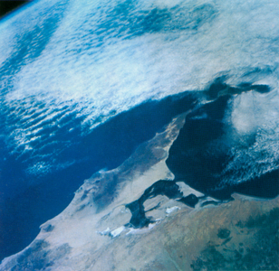 Aerial View of Punta Eugenia Are of Baja California, Mexico, Taken from Gemini V Spacecraft, August 21, 1965