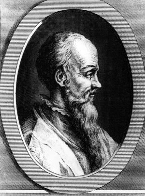 Clement Marot (1495-1544) French poet, engraving