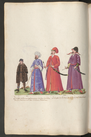 A captured Christian and Turkish soldiers