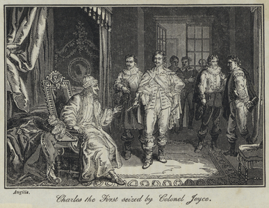 Charles the First seized by Colonel Joyce (engraving)