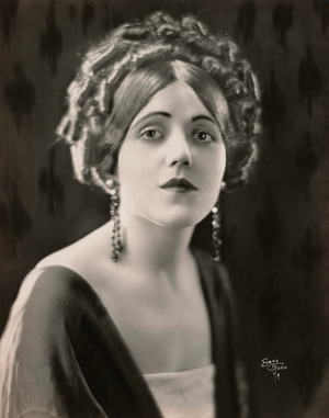 Silent Film Actress Zalla Zarana, born Rozalija Srsen in Zuzemberk, Slovenia, Publicity Portrait by Evans L.A., 1920's (b/w photo)