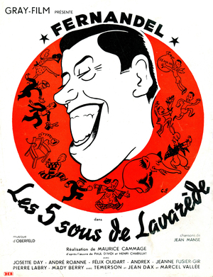 Les cinq sous de Lavarede, 1939 (poster)