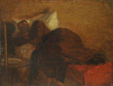 The Artist's Wife (oil on panel)