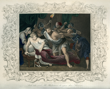 Samson taken by the Philistines - Bible