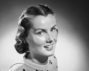 Portrait of a young woman smiling