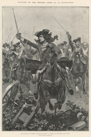 Battles of the British Army, Oudenarde (litho)