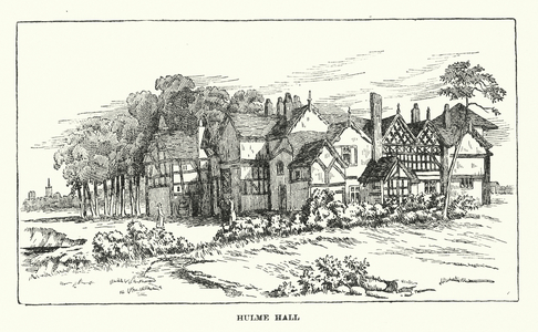 Hulme Hall (litho)